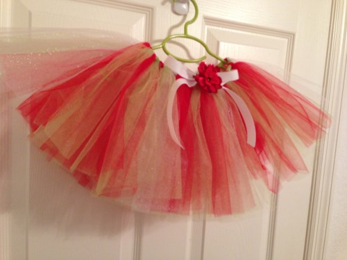 Christmas Tutu - Red, Green and White, Toddler Size