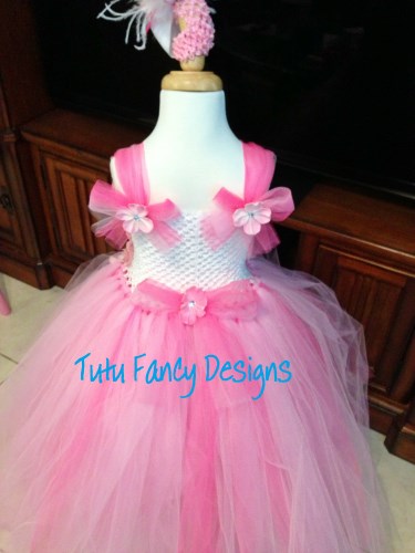 Create Your Own "Flower Princess" TuTu Dress/Gown - Child Size 4/5 - 8/10