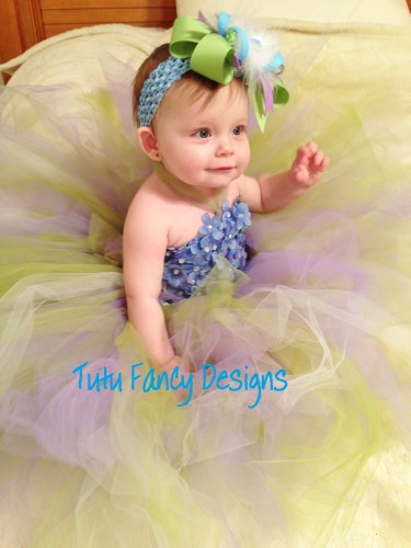 Create Your Own "Flower Princess" TuTu Dress/Gown - Size Newborn to 4T