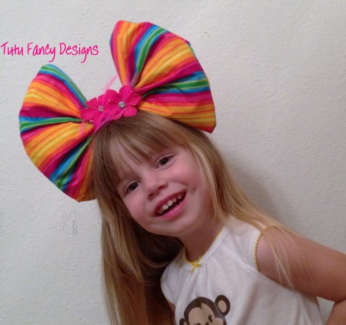 Create Your Own Fabric Hair Bow - available in multiple sizes