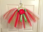 Christmas Tutu - Green, Red and White, Toddler Size